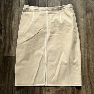 Club Monaco pencil skirt with front slit and back zip